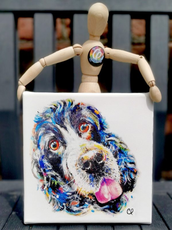 Spaniel Dog - Wall Canvas Artwork